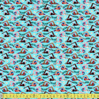 Dear Stella - SIDESTROKE BOOGIE Bluejay - Sewing and Dressmaking Fabric