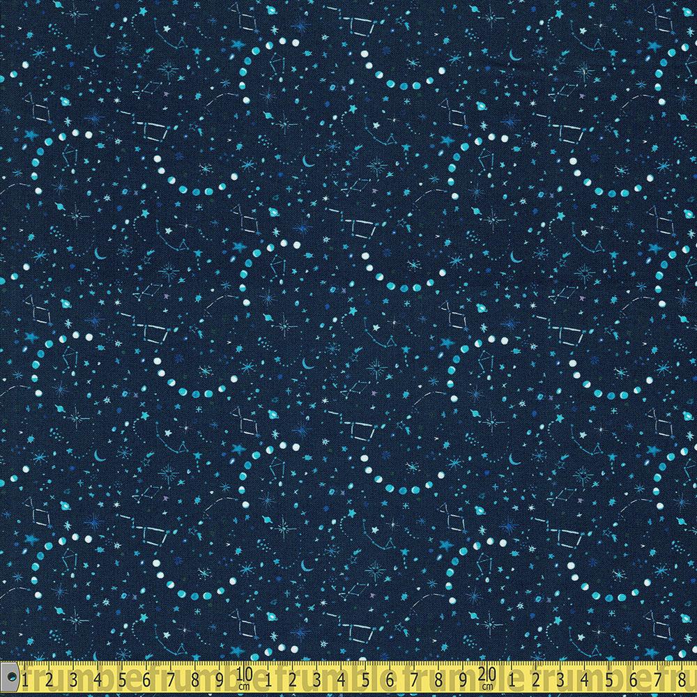 Dear Stella - Tree Of Life - Night Sky Multi Sewing and Dressmaking Fabric