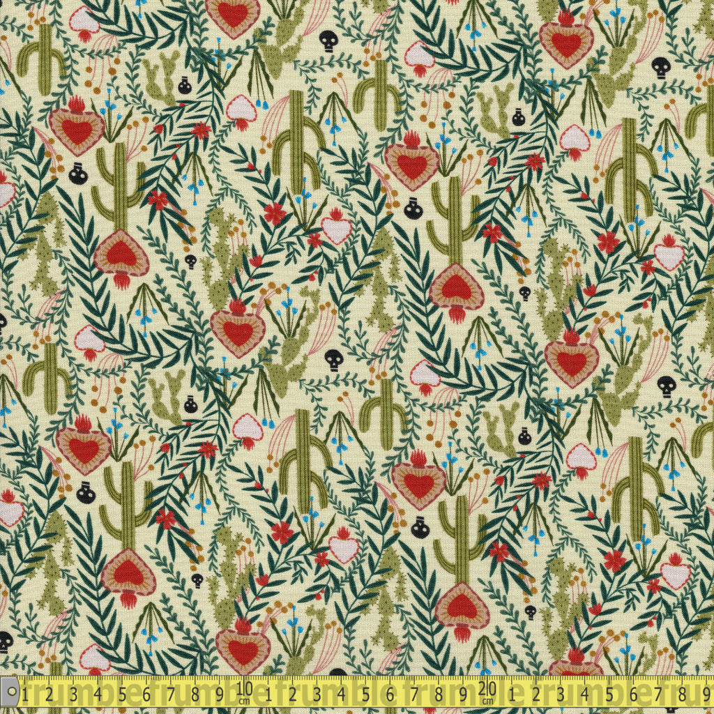 Dear Stella Fabric - Viva La Vida - Cacti Floral Multi Sewing and Dressmaking Fabric