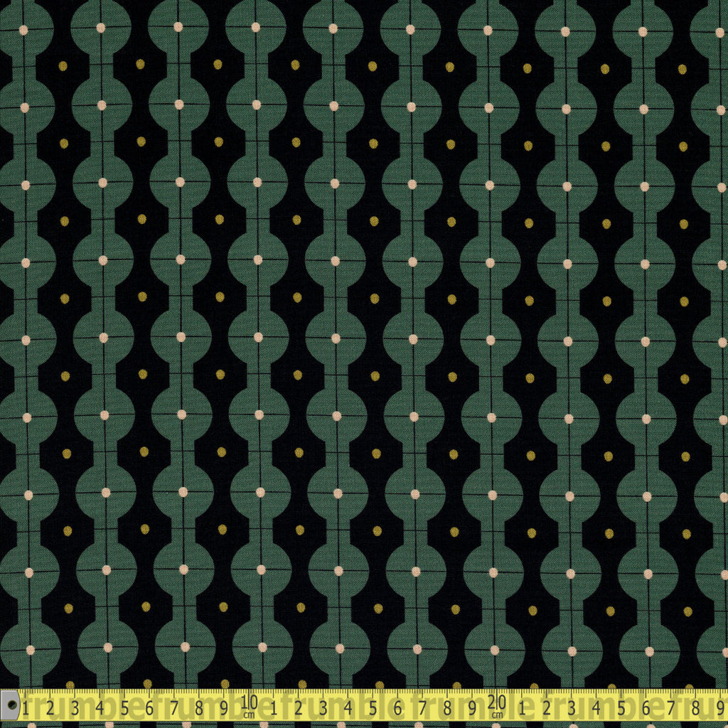 Dear Stella Fabric - Viva La Vida - Tiles Of Mexico Midnight Sewing and Dressmaking Fabric