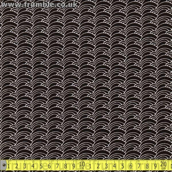Geo Grand Caravan Brown/White 100% Organic - Frumble Fabrics
