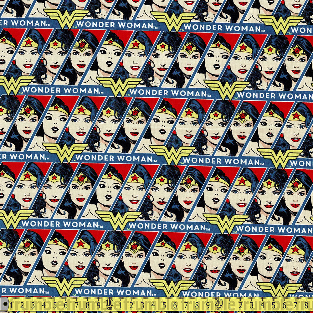 Eugene Textiles - Wonder Woman - Evolution Navy Sewing and Dressmaking Fabric
