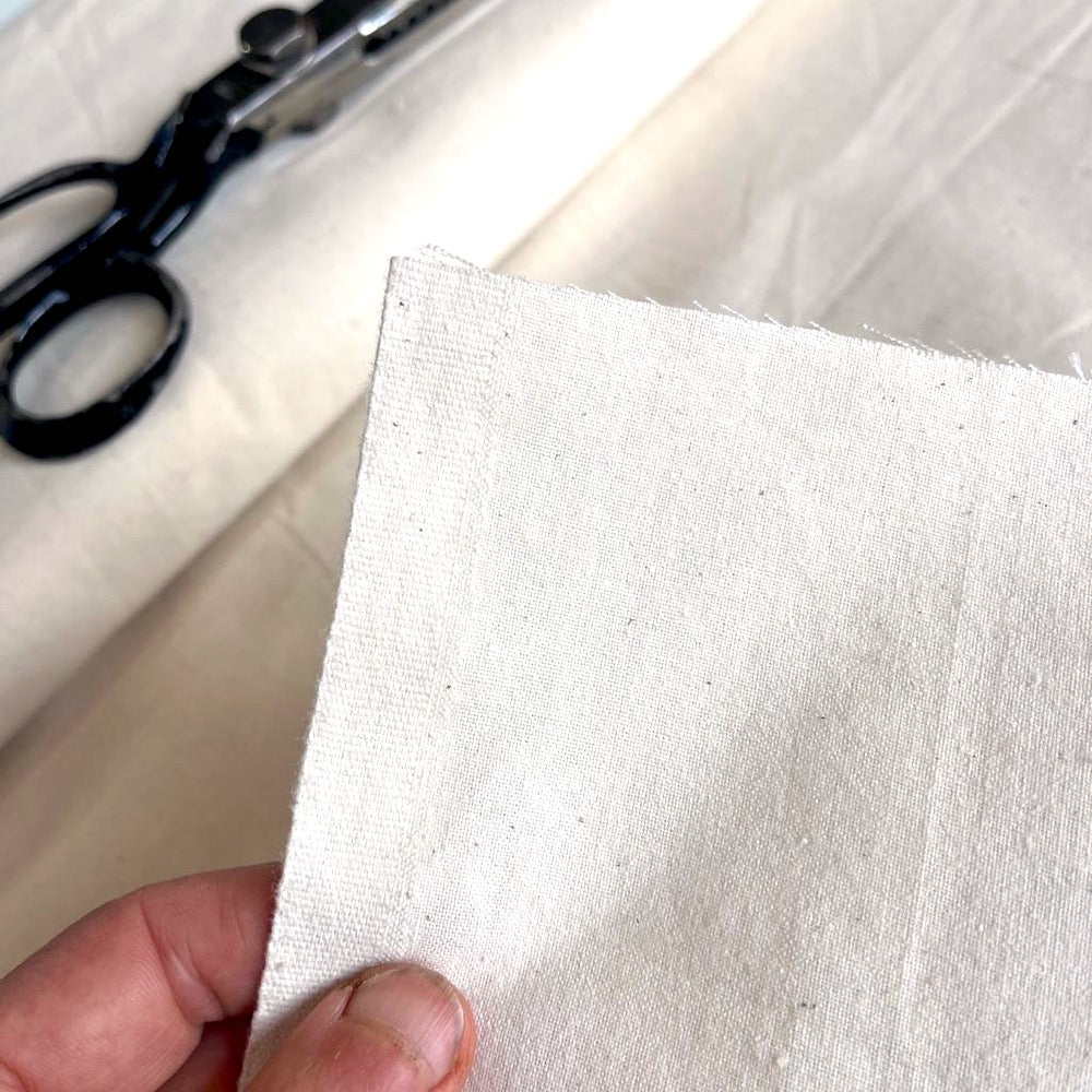 Medium Weight Cotton Calico Natural (Per Metre)