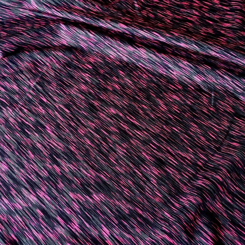Super Stretch Marl Flo Pink Sports Jersey - Frumble Fabrics