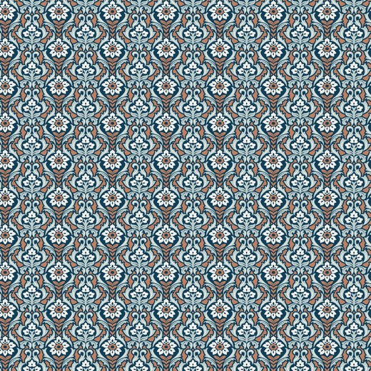 Flowers - Radiance Rayon - Petrol Green Sewing and Dressmaking Fabric