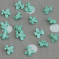 Aeroplane Sewing Buttons - Green 10 pack - Frumble Fabrics
