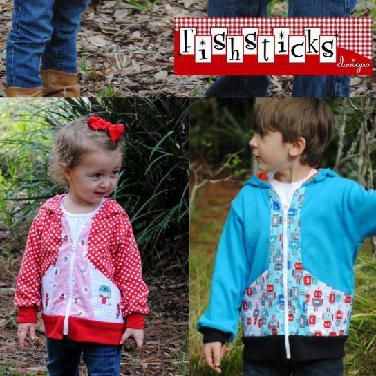 Fishsticks Designs - Hide N Go Seek Reversible Hoodlie (Childrens) - Frumble Fabrics