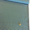 Yellow On Turquoise Premium Striped Jersey - Frumble Fabrics