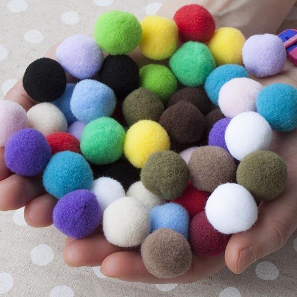 Jumbo Pom Pom Ball 100 Pack - Frumble Fabrics