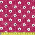 Trefle Spotty Deer Pink Cotton Sateen - Frumble Fabrics