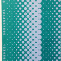 First Of Infinity Border Dot Teal - Frumble Fabrics