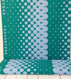 First Of Infinity Border Dot Teal - Frumble Fabrics