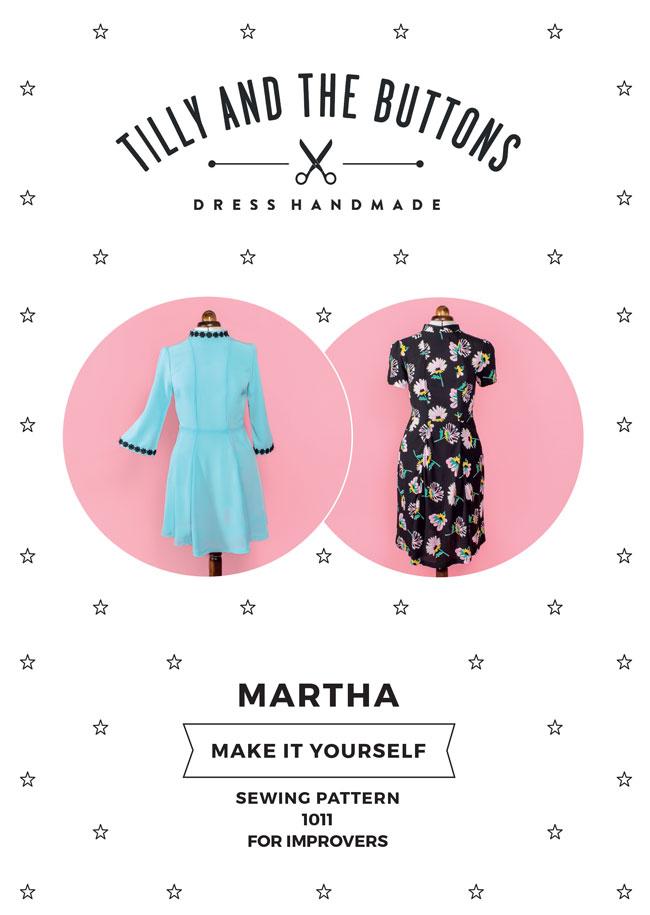 1011 Martha Dress - Tilly and the Buttons Pattern - Frumble Fabrics