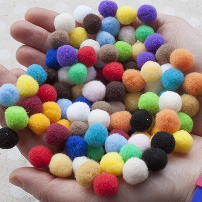 Medium Pom Pom Ball 100 Pack - Frumble Fabrics