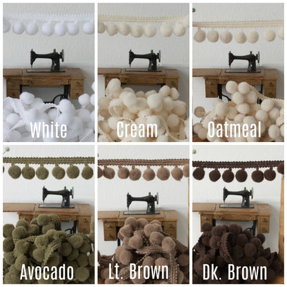 Medium Pom Pom Trim - Frumble Fabrics