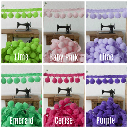 Medium Pom Pom Trim - Frumble Fabrics