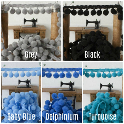 Medium Pom Pom Trim - Frumble Fabrics