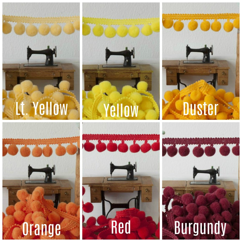 Medium Pom Pom Trim - Frumble Fabrics