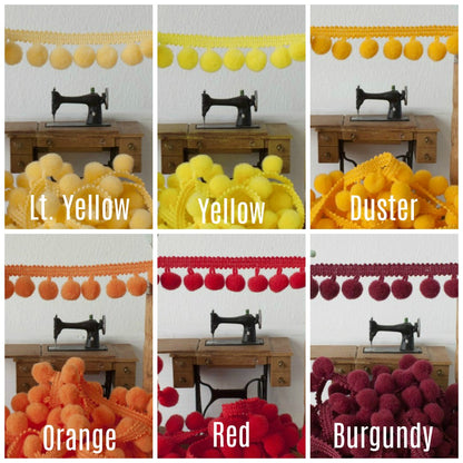 Medium Pom Pom Trim - Frumble Fabrics