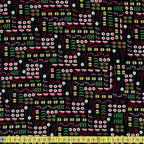 Michael Miller - I Love Sushi - Black Sewing and Dressmaking Fabric