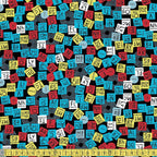 Michael Miller - Stem Squad - Periodic Elements Black Sewing and Dressmaking Fabric