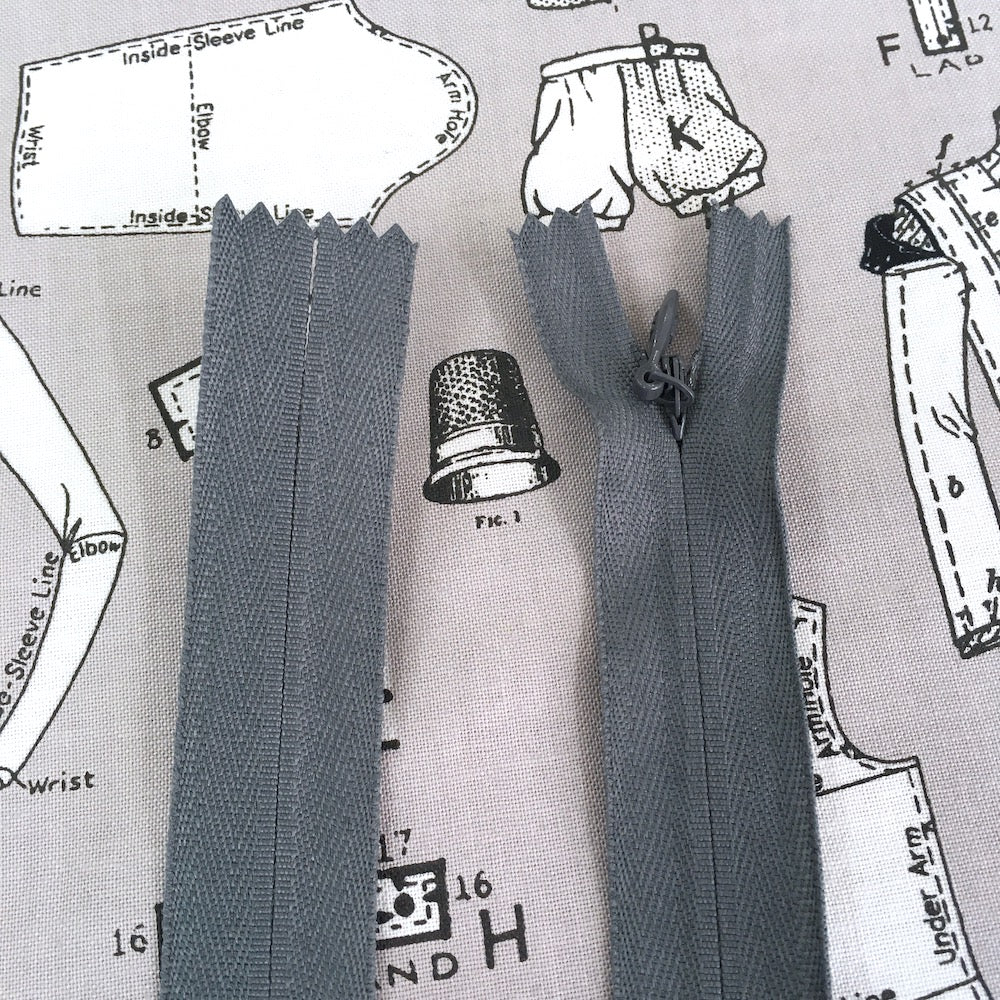 14" (36cm) Invisible Zip - Frumble Fabrics