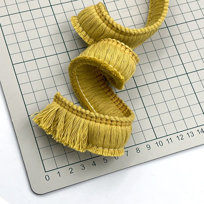 30mm Cotton Brush Ruche Fringe Trim