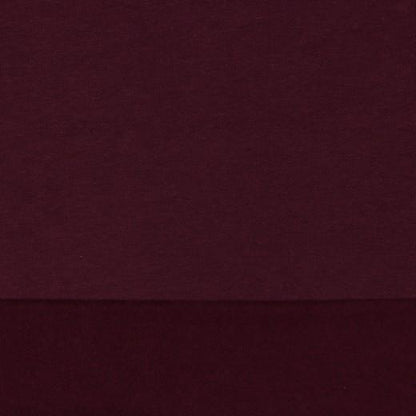 Organic Soft Sweat Solids - GOTS Cosy Knit - Aubergine Sewing and Dressmaking Fabric