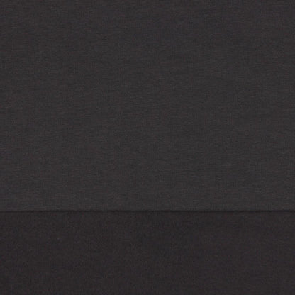 Organic Soft Sweat Solids - GOTS Cosy Knit - Charcoal Sewing and Dressmaking Fabric
