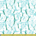 Paintbrush Studio - Flutter - Packed Butterflies Blues Sewing Fabric