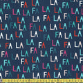 Paintbrush Studio - Handmade Holiday - FaLaLa Navy Sewing Fabric