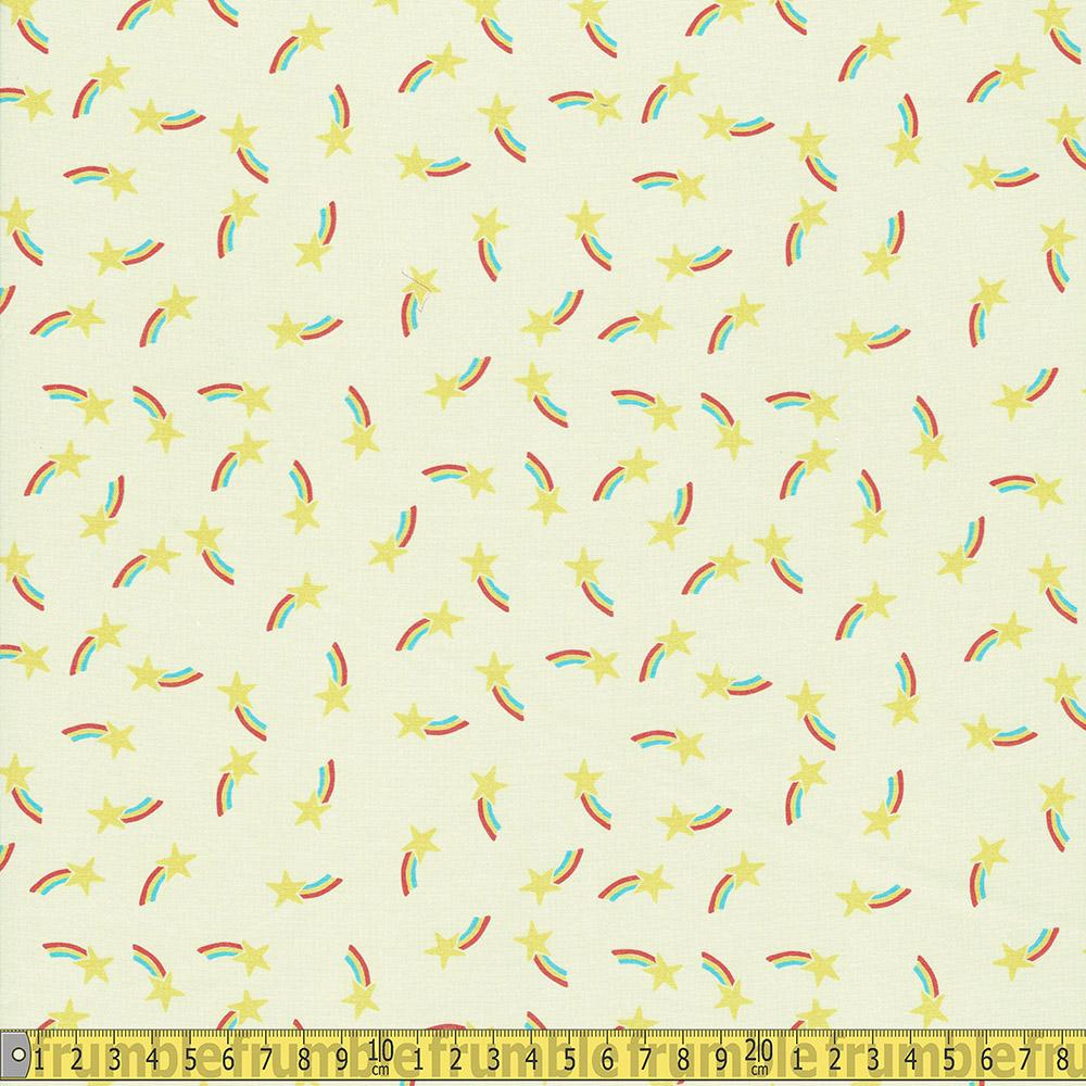 Paintbrush Studio - Let The Good Times Roll - Ranbow Star Sewing and Dressmaking Fabric