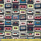 Paintbrush Studio - Rebel Girl - Demo Tape Multi Sewing and Dressmaking Fabric