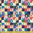 Paintbrush Studio - Rebel Girl - Girl Gang Multi Sewing and Dressmaking Fabric