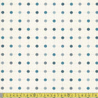 Paintbrush Studio - Sewing Mood - Buttons Blue Grey Sewing Fabric