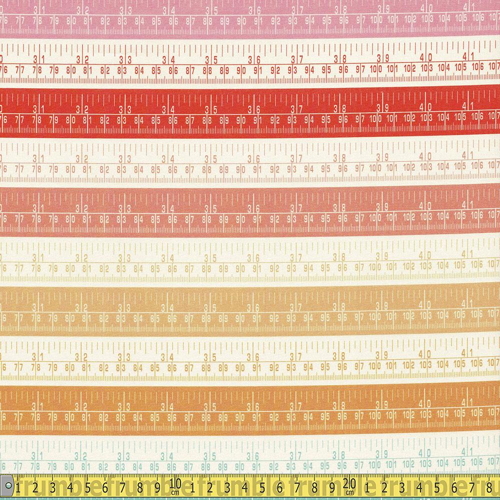 Paintbrush Studio - Sewing Mood - Rulers Bright Sewing Fabric