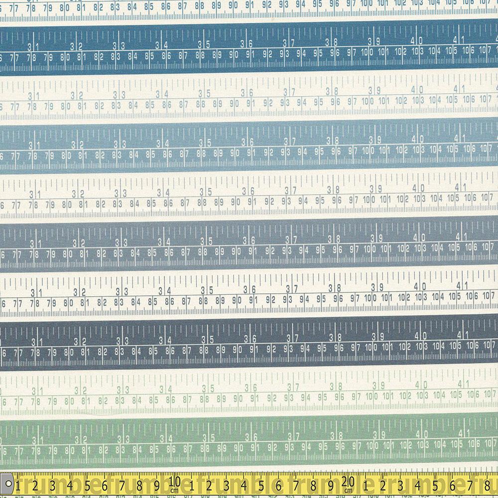 Paintbrush Studio - Sewing Mood - Rulers Cool Sewing Fabric