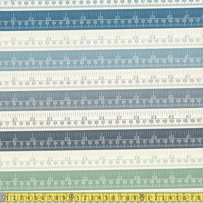 Paintbrush Studio - Sewing Mood - Rulers Cool Sewing Fabric