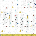 Paintbrush Studio - Shoot For The Stars - Orbit Stripe Sewing and Dressmaking Fabric