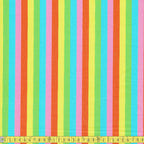 Paintbrush Studio - SUNSHINE INN Towel Stripe Multi - Sewing and Dressmaking Fabric