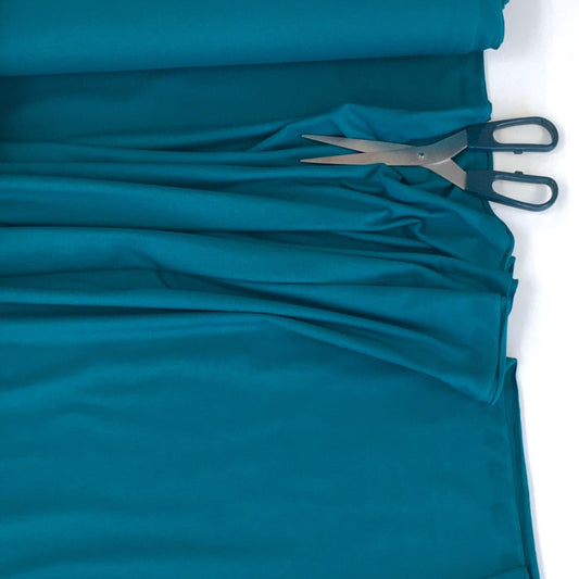 Organic Jersey Solids - GOTS Cotton Knit - Petrol Teal