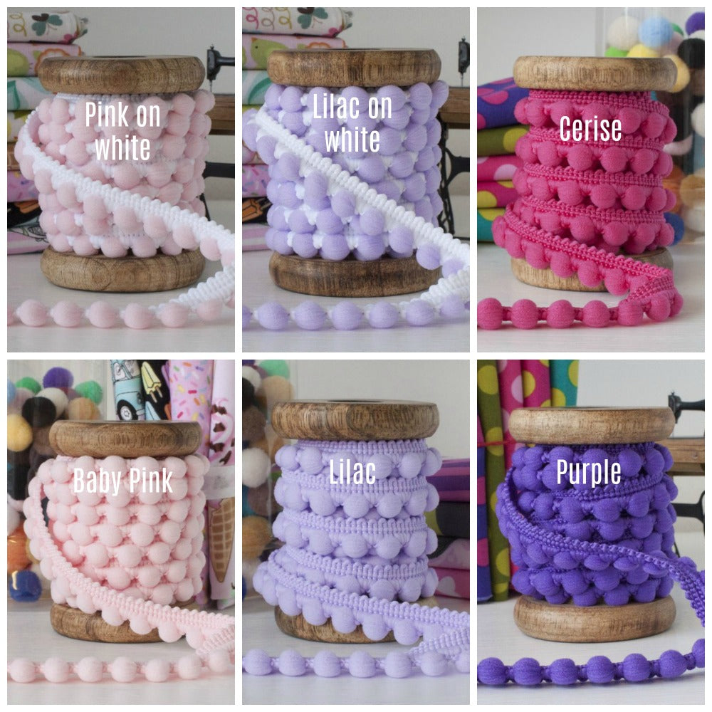 Pearl Pom Pom Trim - Frumble Fabrics