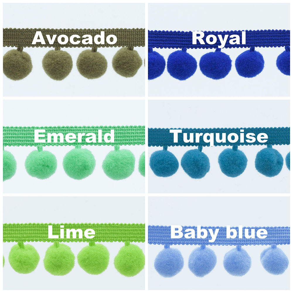 Jumbo Pom Pom Trim - Frumble Fabrics