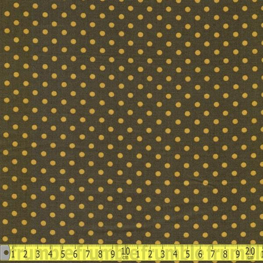 4mm Polka Dot Moss (Per Metre) - Frumble Fabrics