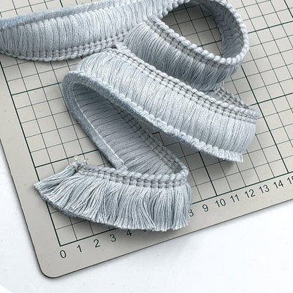 30mm Cotton Brush Ruche Fringe Trim