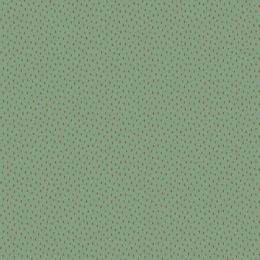 Rain Stripes - GOTS Organic Soft Sweat - Green Sewing and Dressmaking Fabric