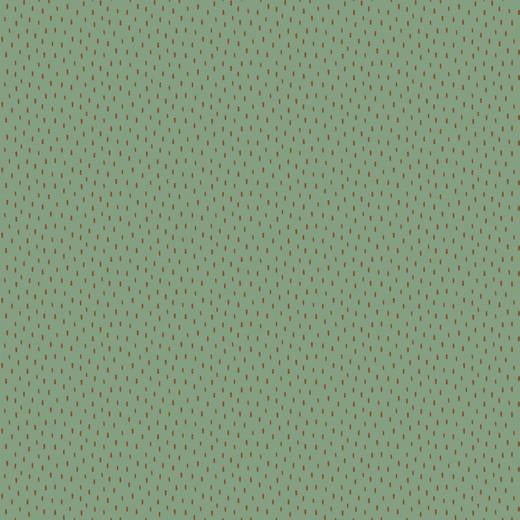 Rain Stripes - GOTS Organic Soft Sweat - Green Sewing and Dressmaking Fabric
