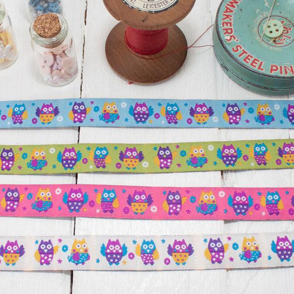 Ribbon Pack - Owl Jacquard - Frumble Fabrics