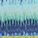 Riley Blake - GRL PWR - Hands Up Mint Sewing and Dressmaking Fabric