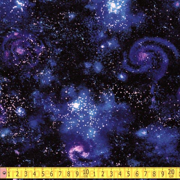 Stargazers Galaxy Nightfall Fabric by Robert Kaufman – Frumble Fabrics